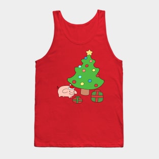 Christmas Piggy Tank Top